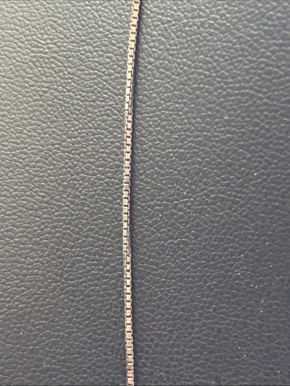 .925 Sterling Real Silver Boxchain Box Chain Link Necklace 18” Fine Jewelry vtg - Picture 8 of 12